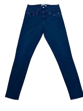 PAIGE Premium low rise black skinny jeans size 28